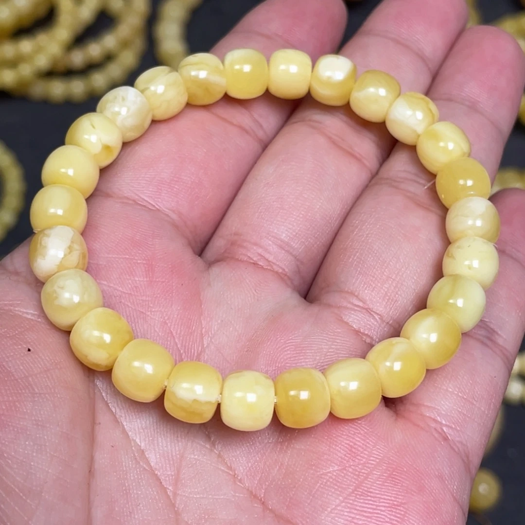 蜜蜡未镶嵌裸石蜜蜡手串8.3mm