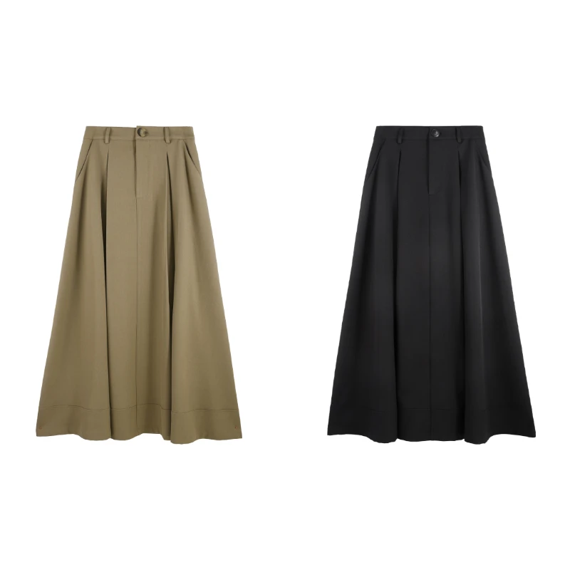 「纽约美术馆」2025春季款时尚宽边下摆大伞裙HBZC622198 nnassa