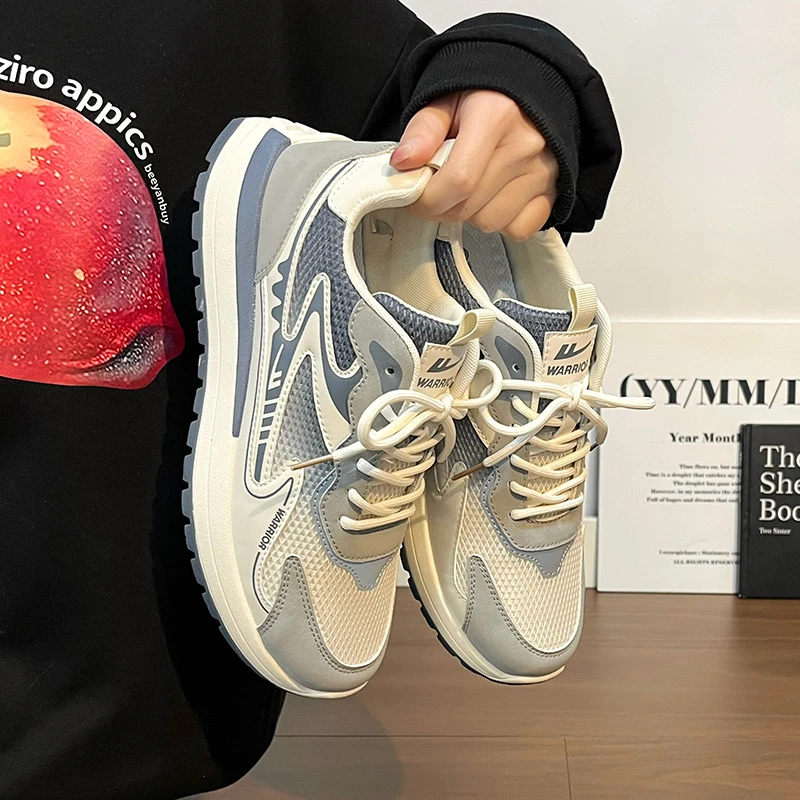 回力时尚休闲老爹鞋子男士学生爆款2025新款网面运动厚底轻便潮鞋