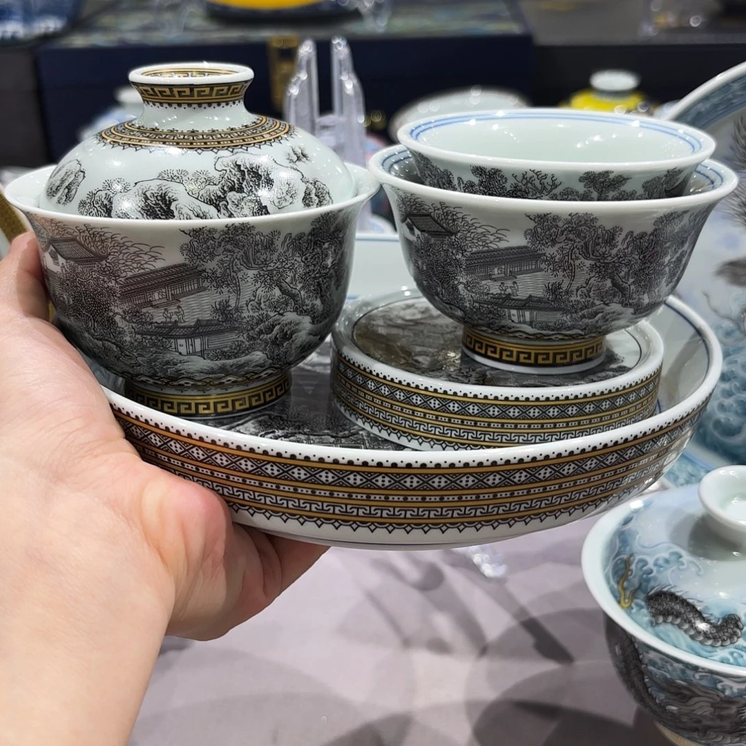 瓷片景德镇瓷器精品展示