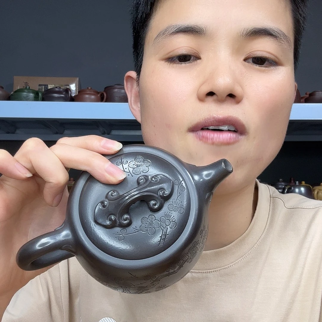 茶壶底槽青民间手艺人全手工制作