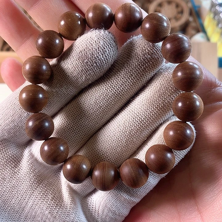 檀香木手串/手链林****ღ横纹黑肉1.2奶香花香精品福利