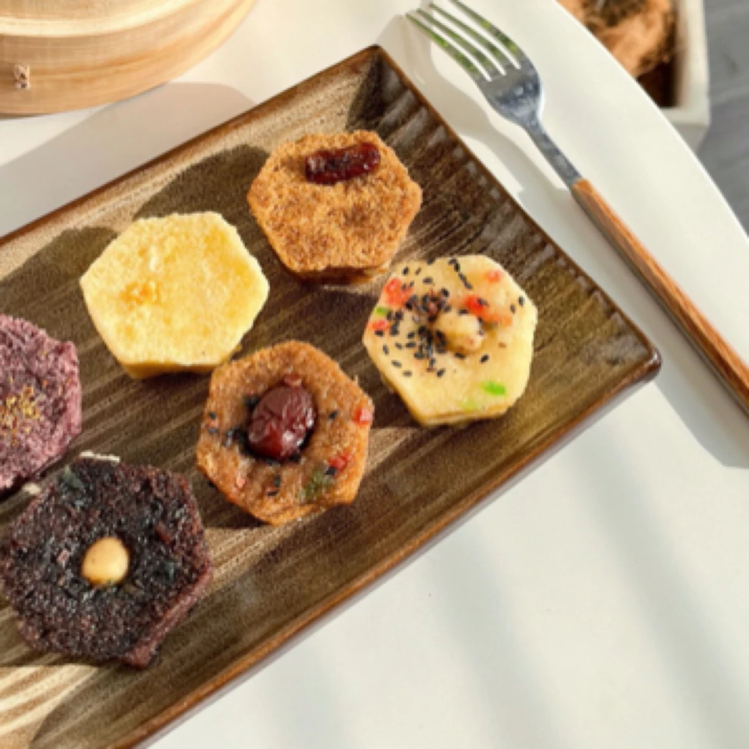 纯手工迷你24个小松糕 传统粗粮糕点 老少皆宜健康美味