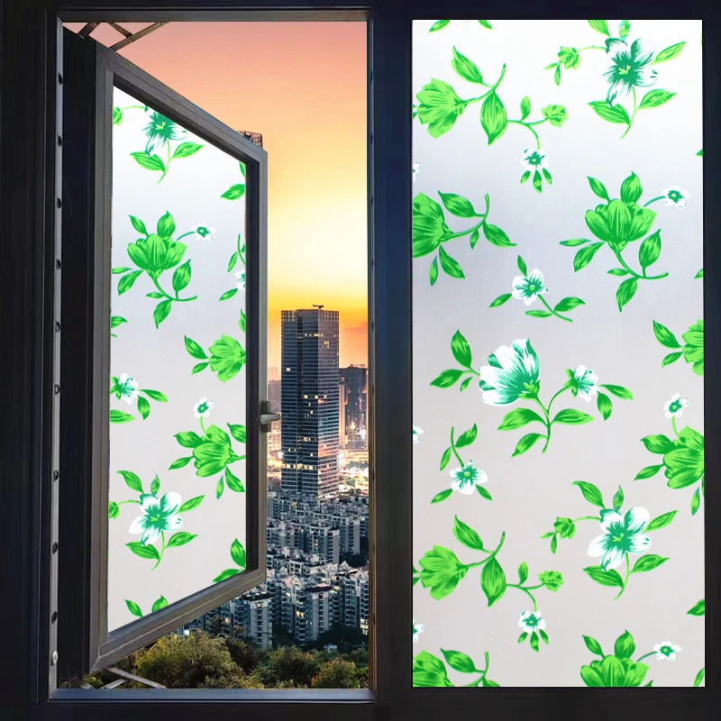 磨砂玻璃贴膜自粘窗户纸移门阳台透光不透明带胶防窥私密厕所贴纸