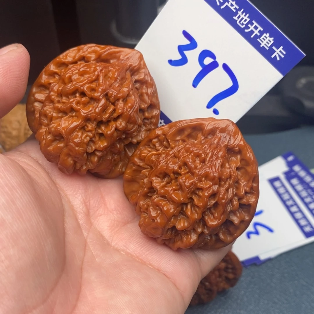 把件文玩核桃大官帽46
