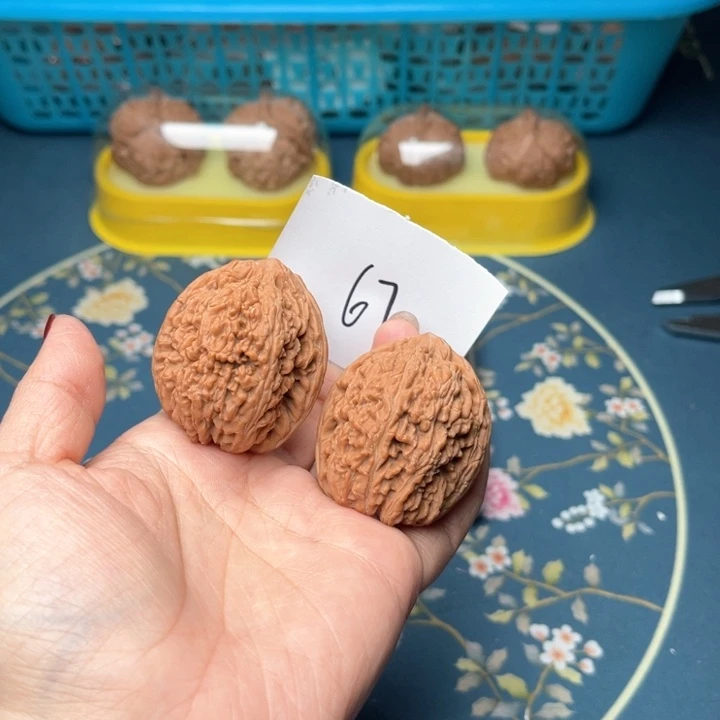文玩核桃把件38大蒜头
