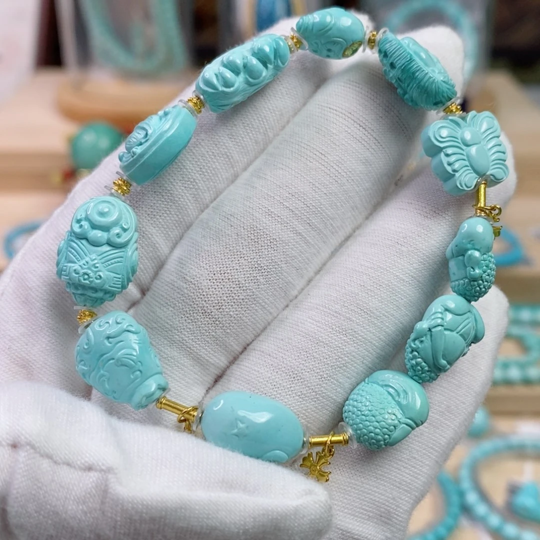 绿松石未镶嵌珠宝奇石