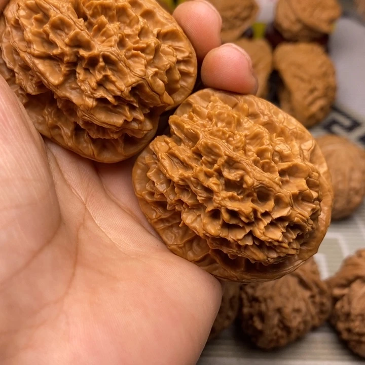 把件文玩核桃大花