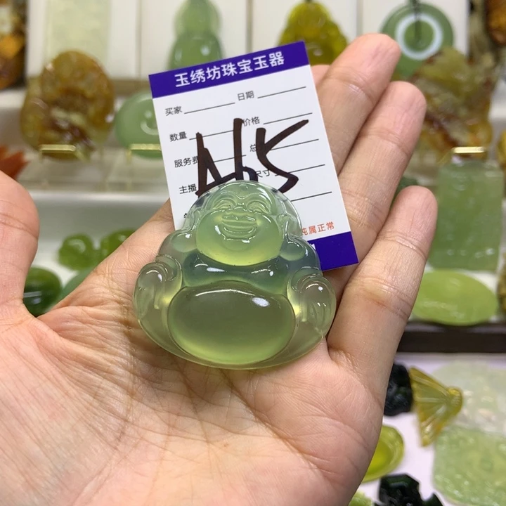 【闪购商品】未镶嵌蛇纹石玉颈饰坏***＃