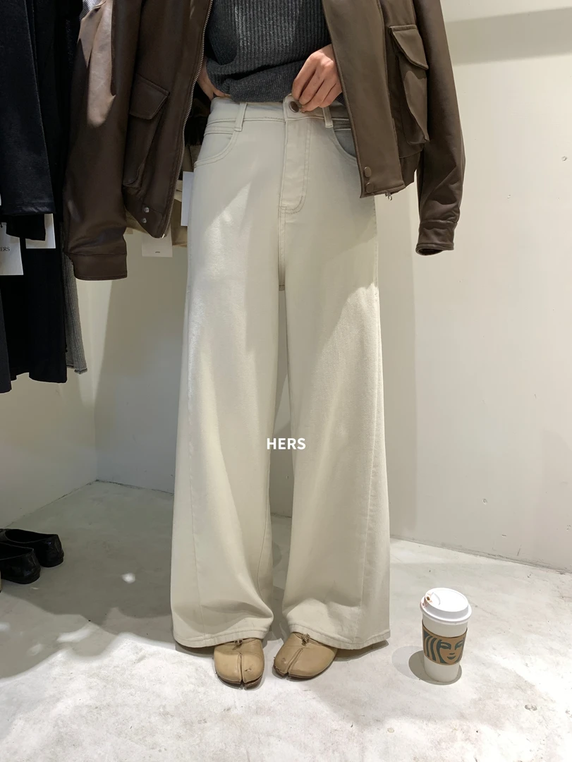 春上新！【Hers】简约日常经典百搭质感高腰直筒显瘦牛仔裤