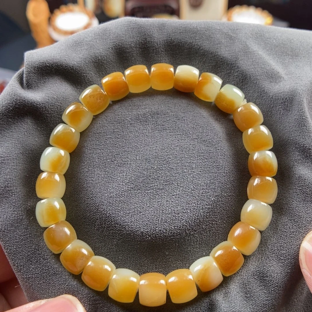 和田玉（糖玉）未镶嵌手链