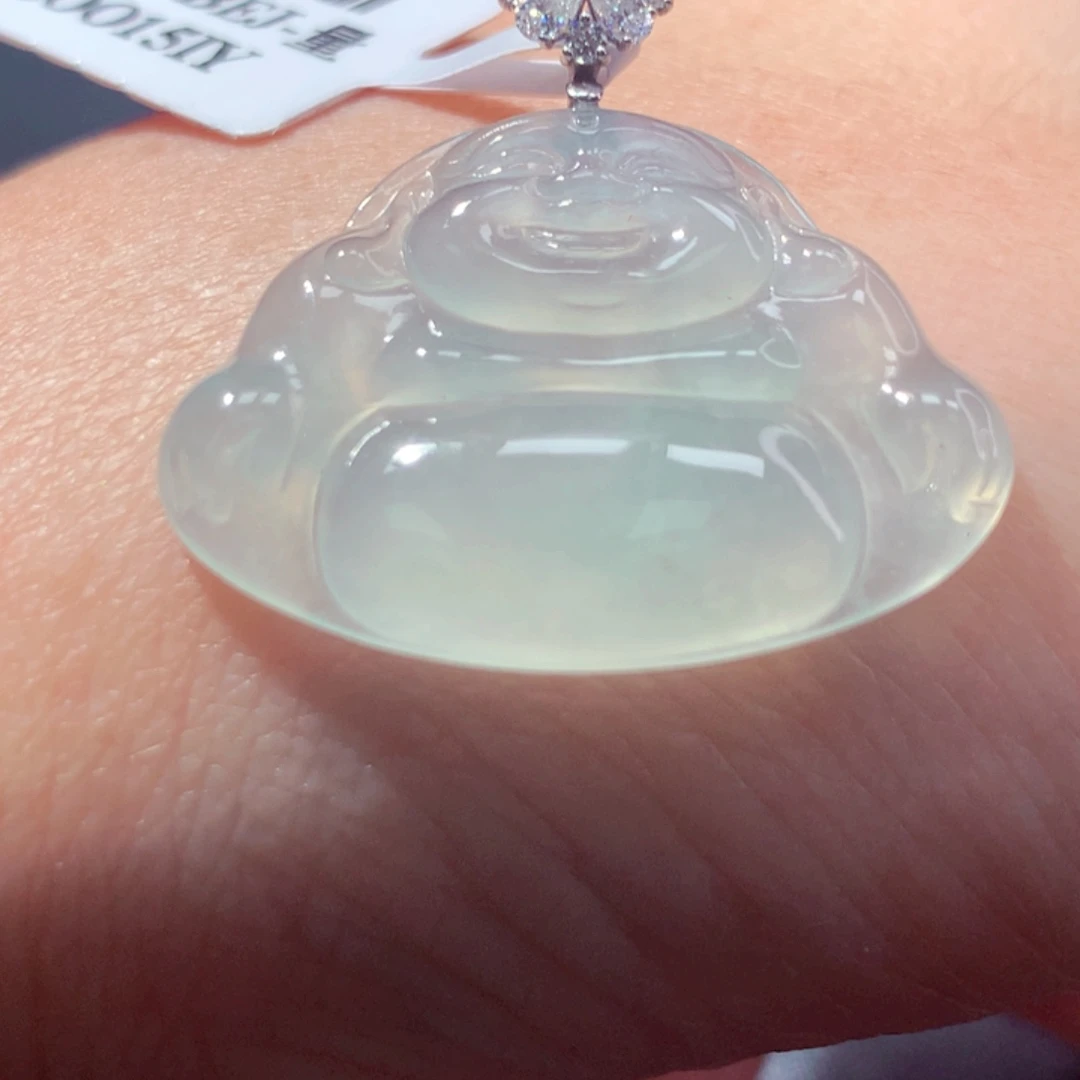 定制翡翠18K金镶嵌翡翠