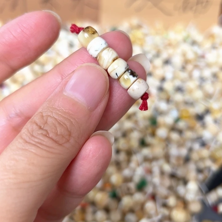 裸石蜜蜡未镶嵌6.6mm一组