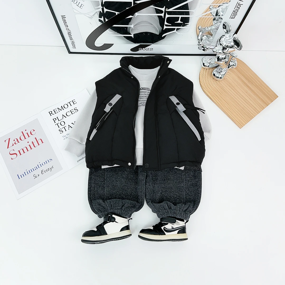 儿童棉马甲加厚2025新款秋冬装男童外套 BQ251123Z 悠悠童话童装