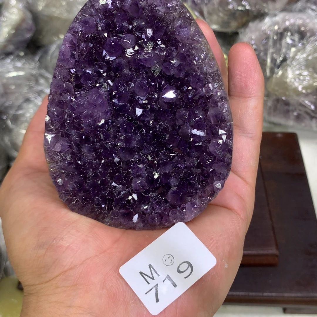 紫晶摆件未镶嵌水晶