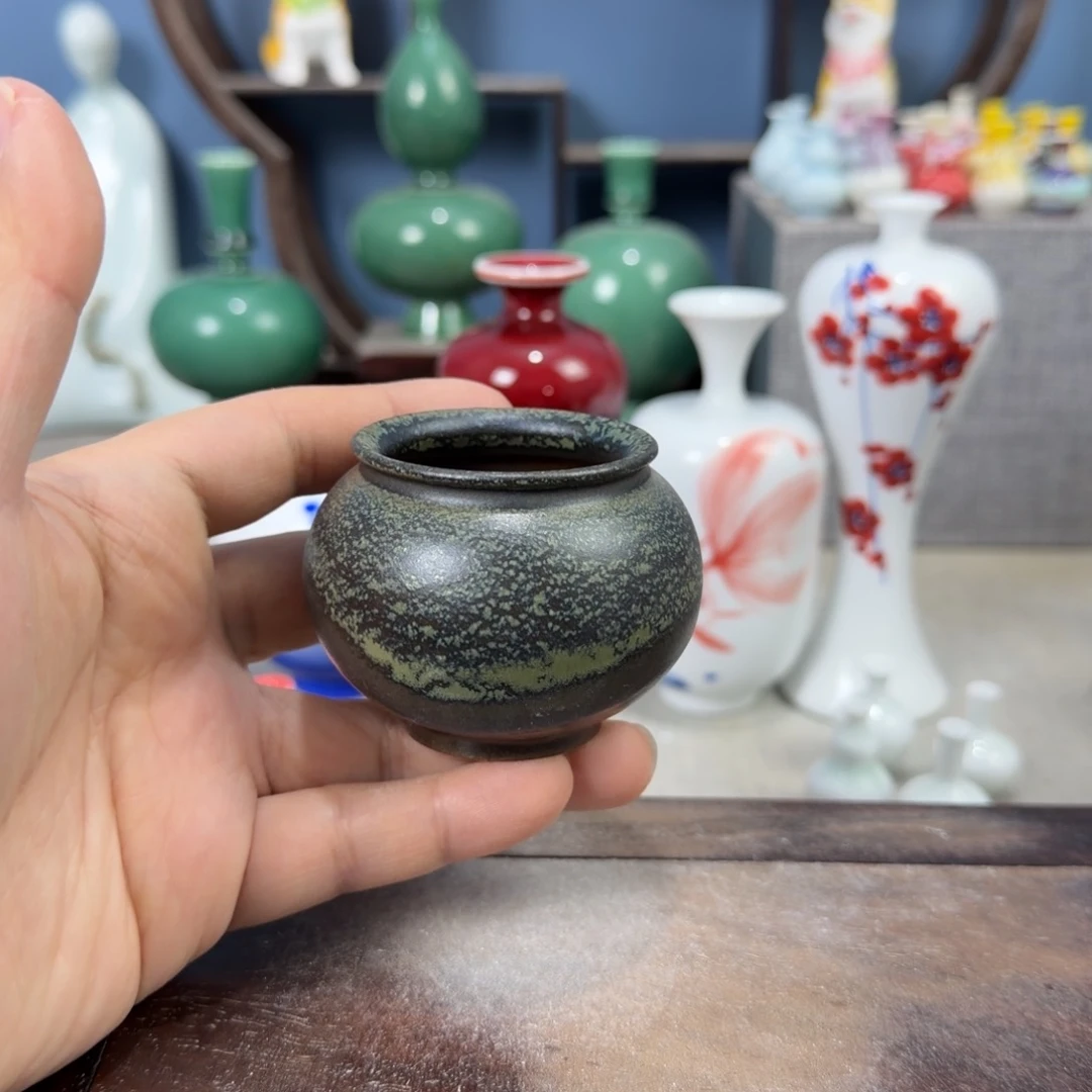 陶瓷手工小花器摆件