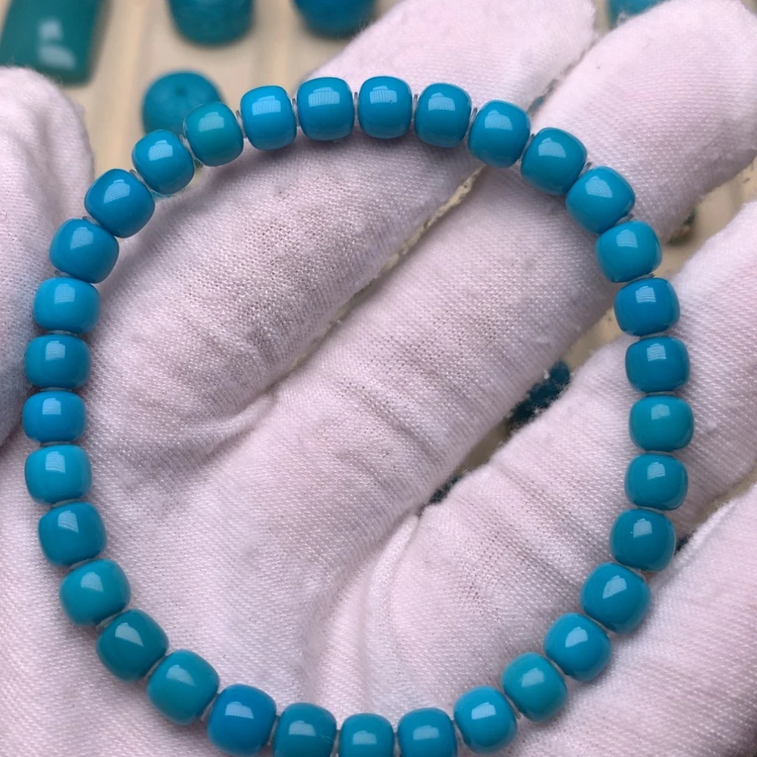 绿松石未镶嵌绿松石手串6.1