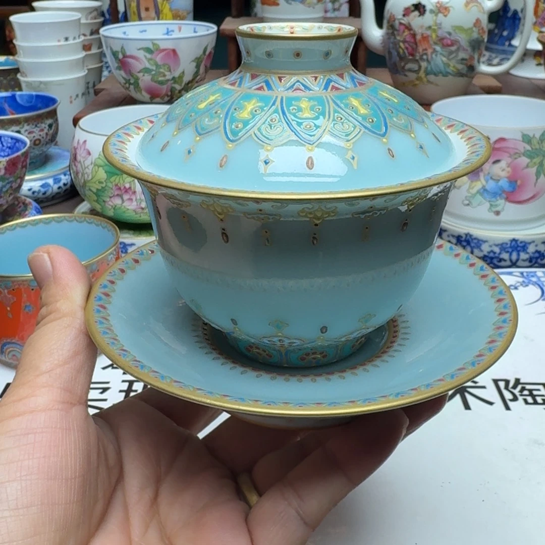 艾***馨景德镇手工手绘展示