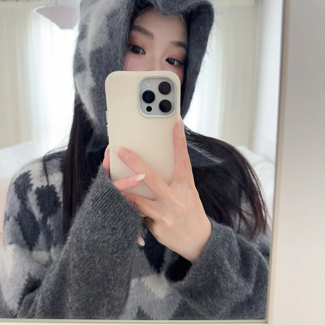 100%绵羊毛拉毛纯羊毛衫C家标准版型费尔岛提花25秋冬新款针织衫