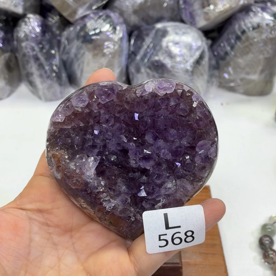 水晶未镶嵌摆件天然紫水晶