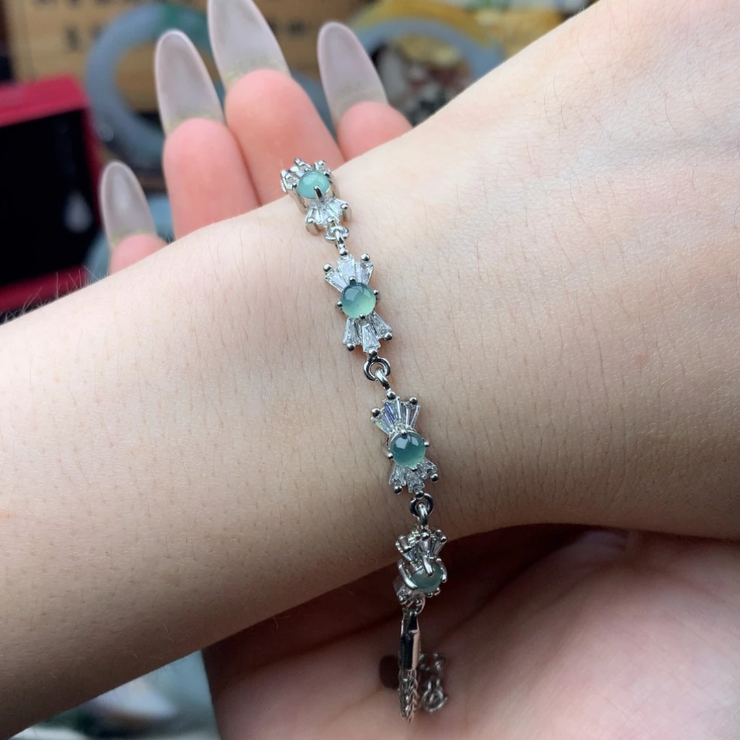 未镶嵌手链翡翠翡翠手链