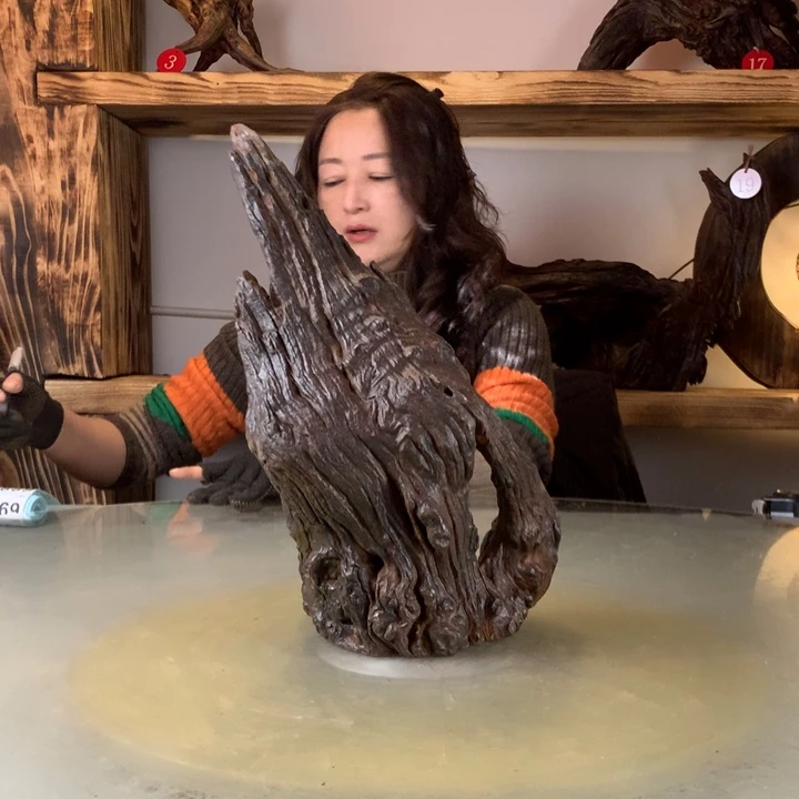 飞***1天然的云南紫柚木会黄水