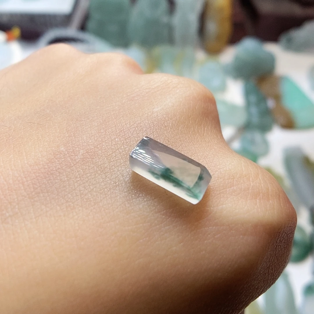 定制翡翠未镶嵌马鞍戒面