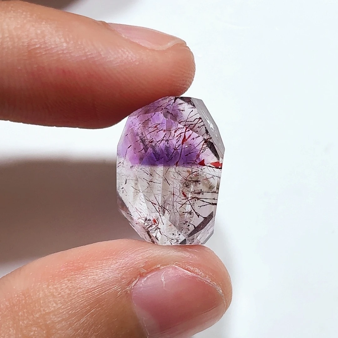 水晶珠宝半成品未镶嵌超七