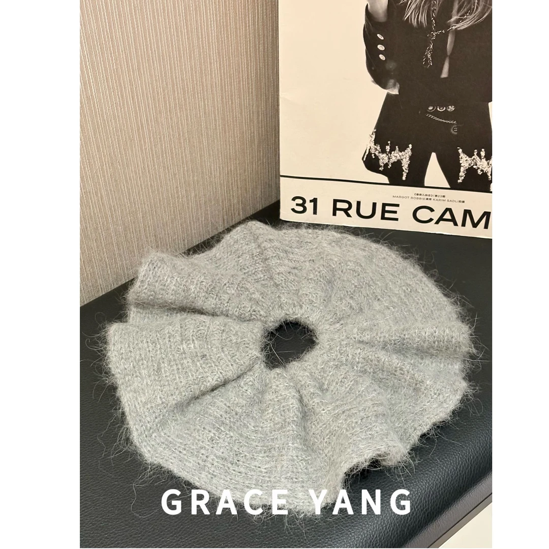 浪漫法式软糯发圈大号氛围感温柔头花