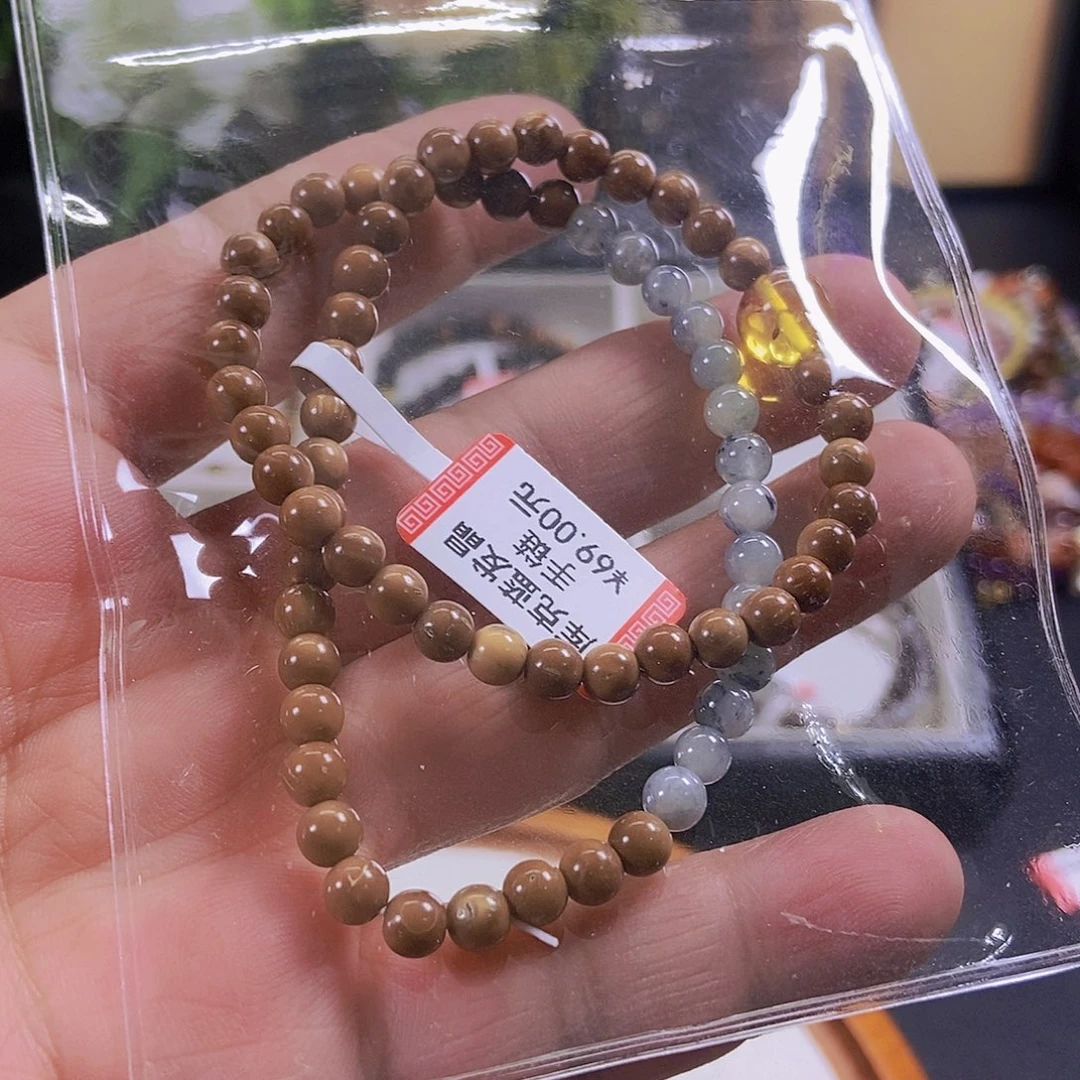 水晶戒指未镶嵌?***果库克蓝发