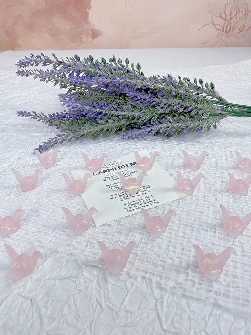 定定磨砂糖果纸千纸鹤