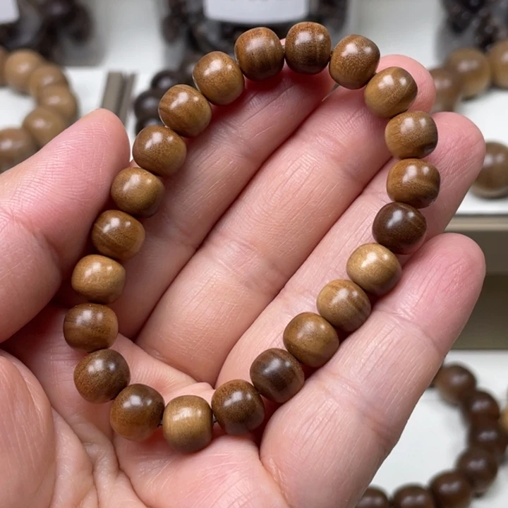 好***笑檀香木手串/手链迈索尔正区老山檀香0.8✖️0.9彩绘料