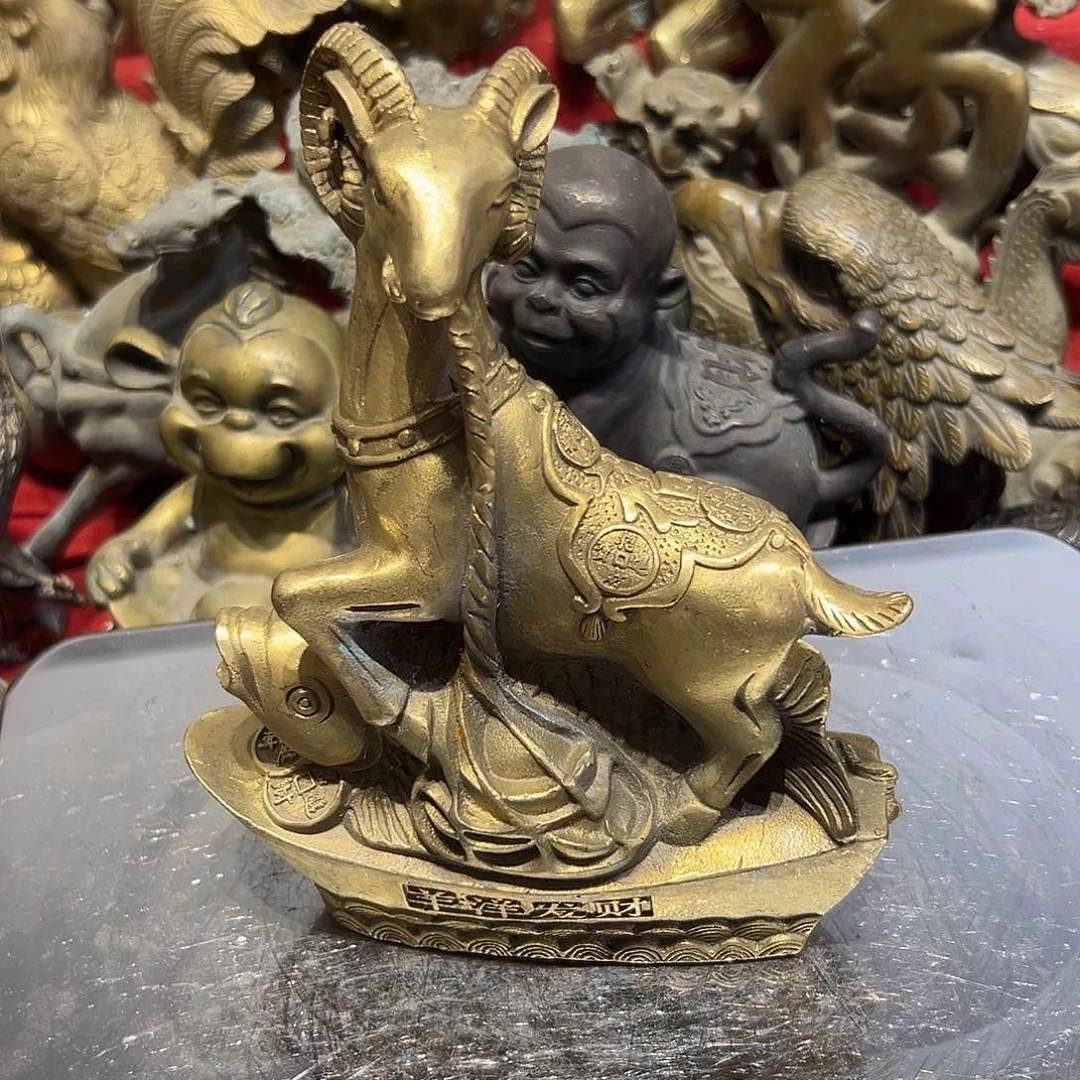 黄铜摆件，文房摆件工艺品