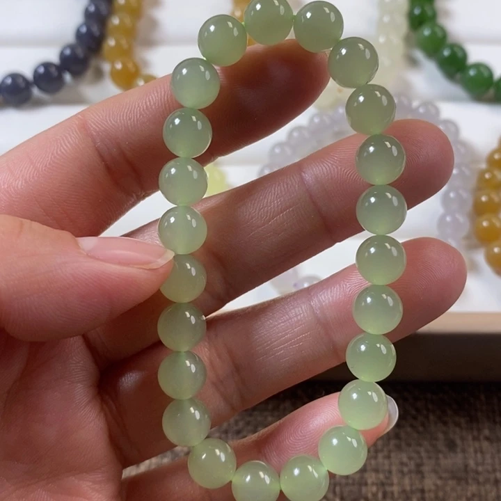 和田玉未镶嵌手串