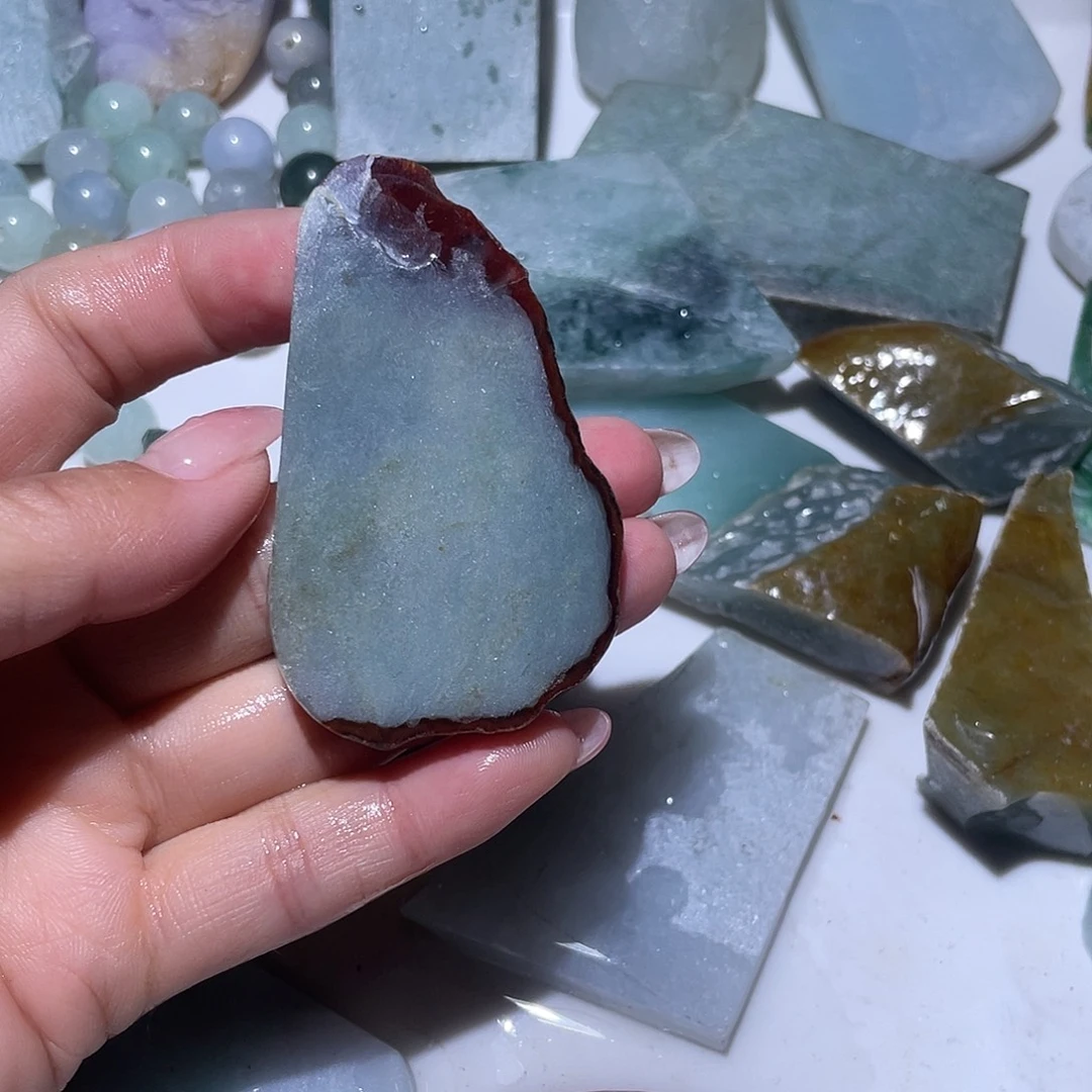 翡翠散珠翡翠边角料