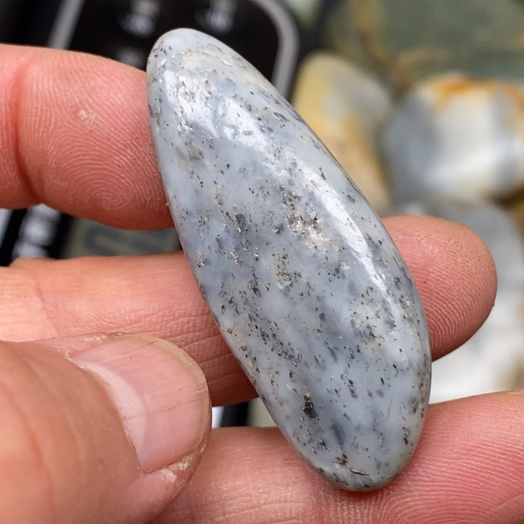 和田玉挂件铂Pt950镶嵌