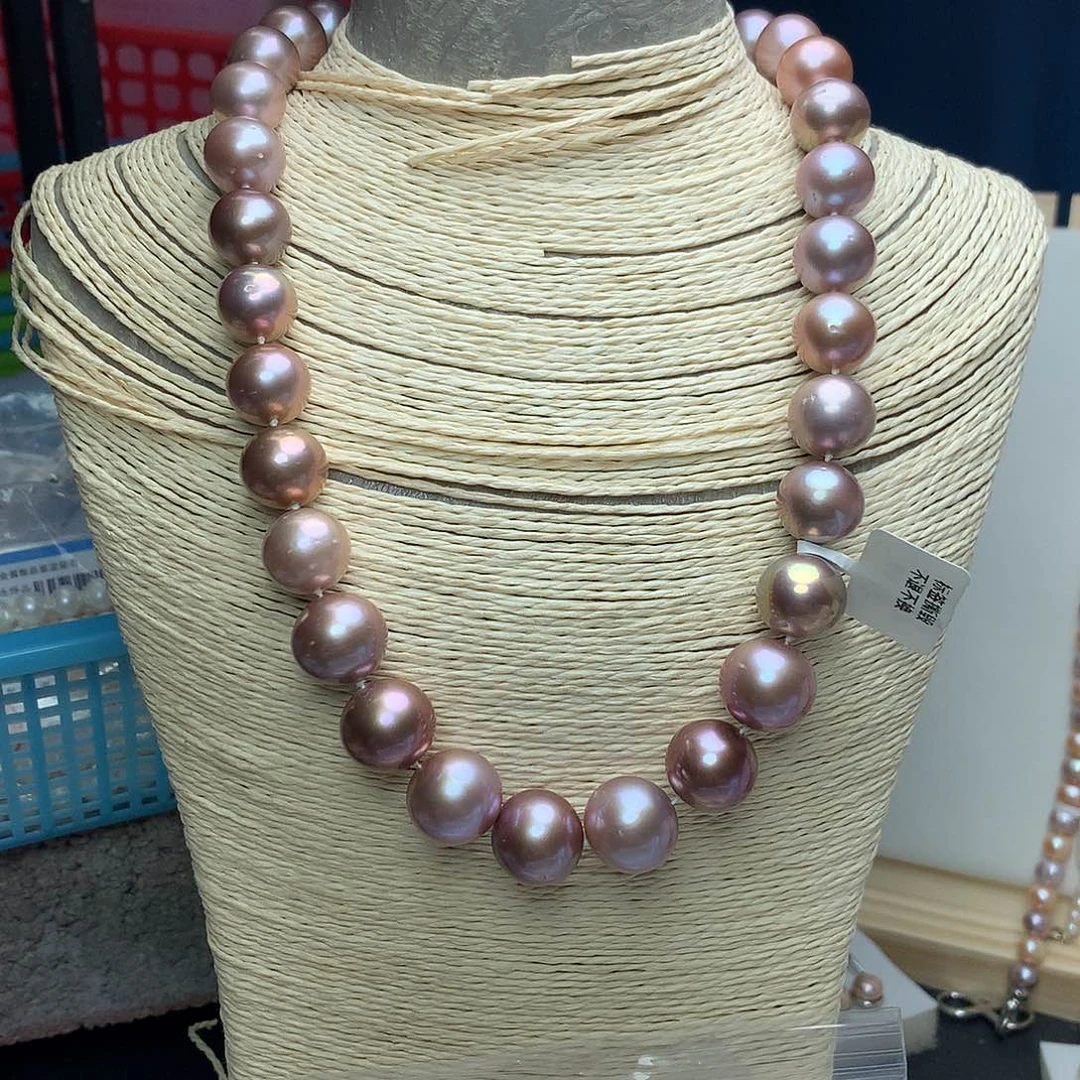 淡水珍珠12-14未镶嵌d137项链