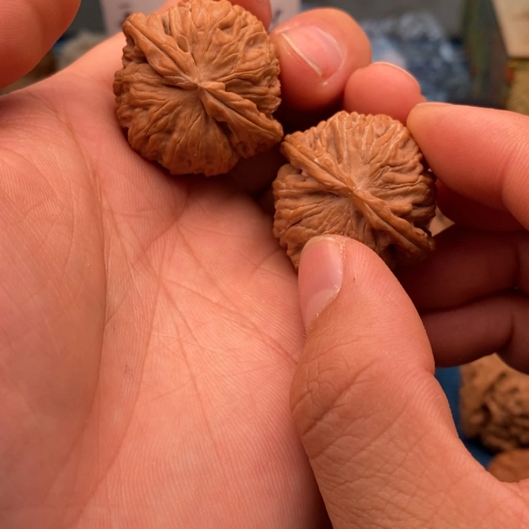 小***布文玩核桃吊坠精品小手捻