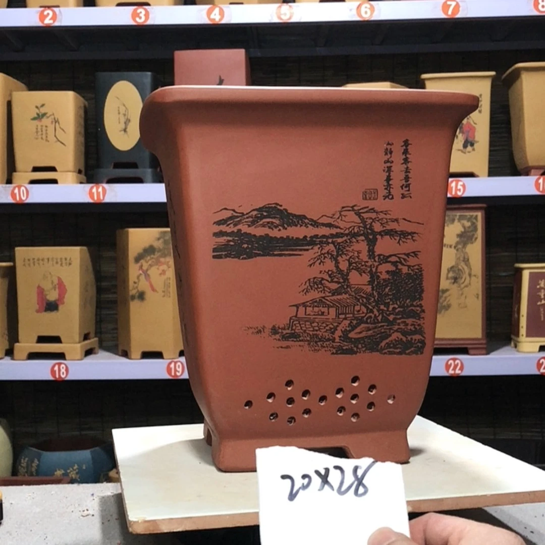 【闪购商品】紫砂花盆淨*手工制作