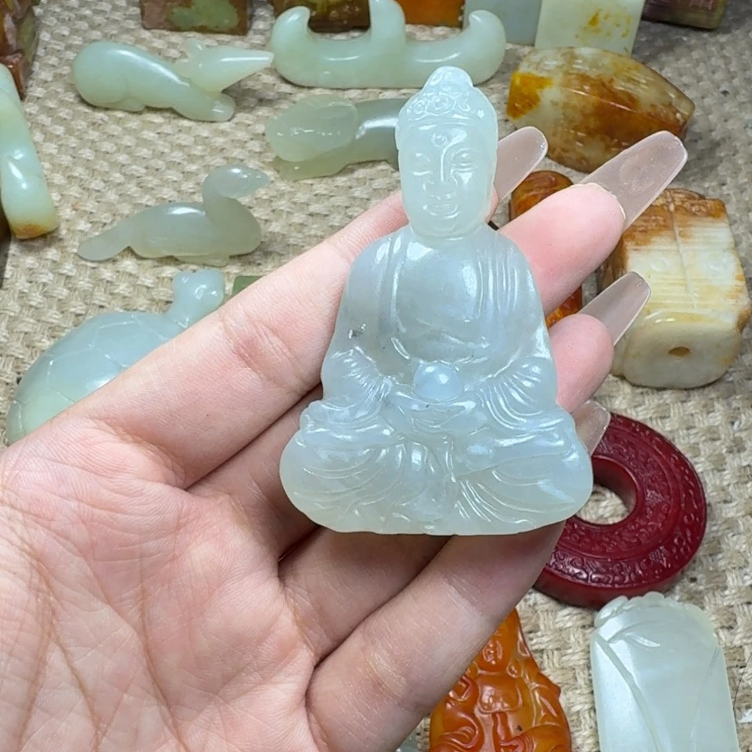 白玉菩提吊坠挂件