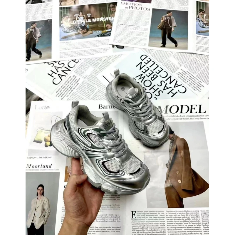 2025新款厚底炸街老爹鞋潮流秋季真皮网面透气增高休闲鞋ZFG66