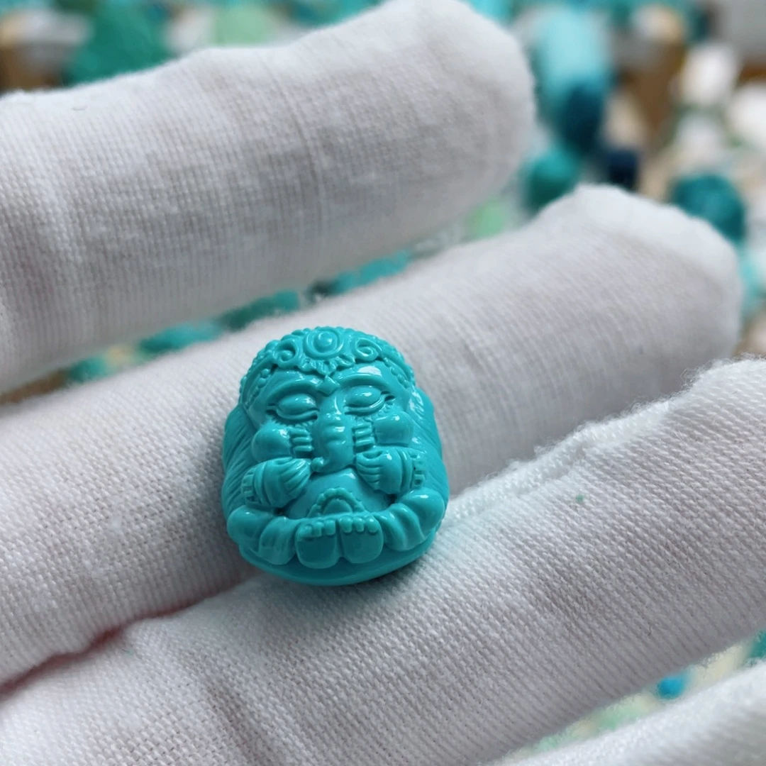 未镶嵌绿松石珠宝奇石