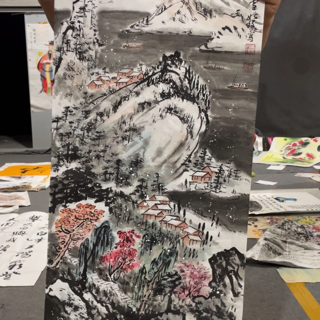 年画画创作等活动中的