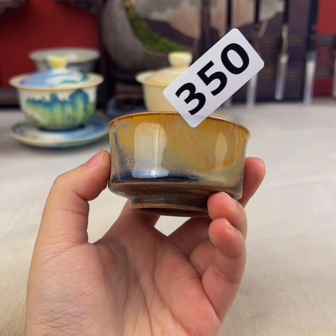 杯纯手工柴烧主人杯
