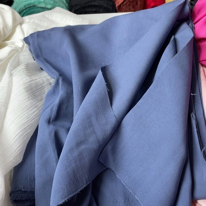 天丝（莱赛尔纤维）雾霾蓝棉麻2米