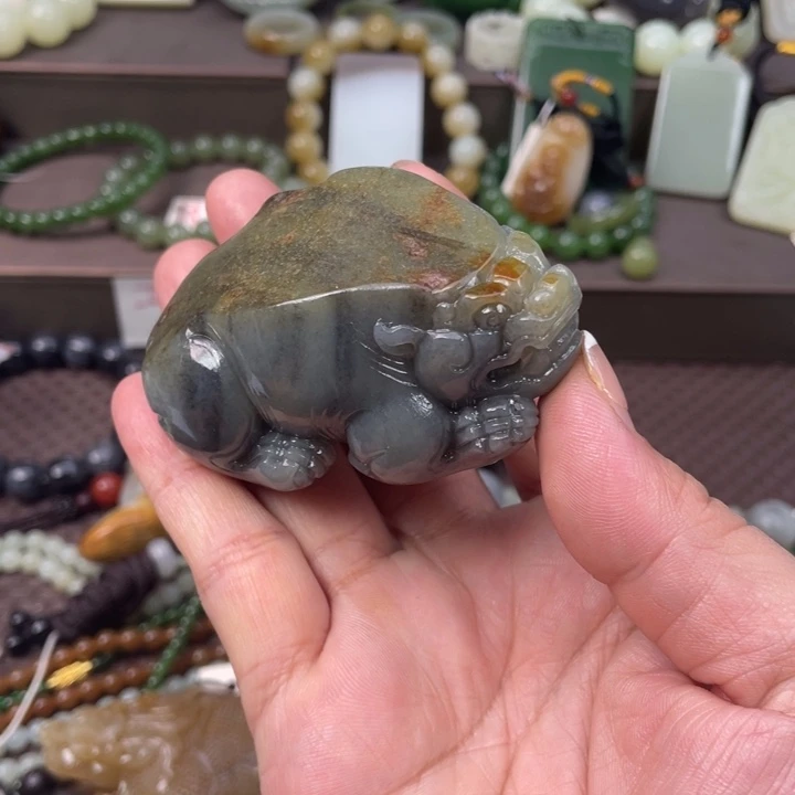 和田玉未镶嵌吊坠(不含链)