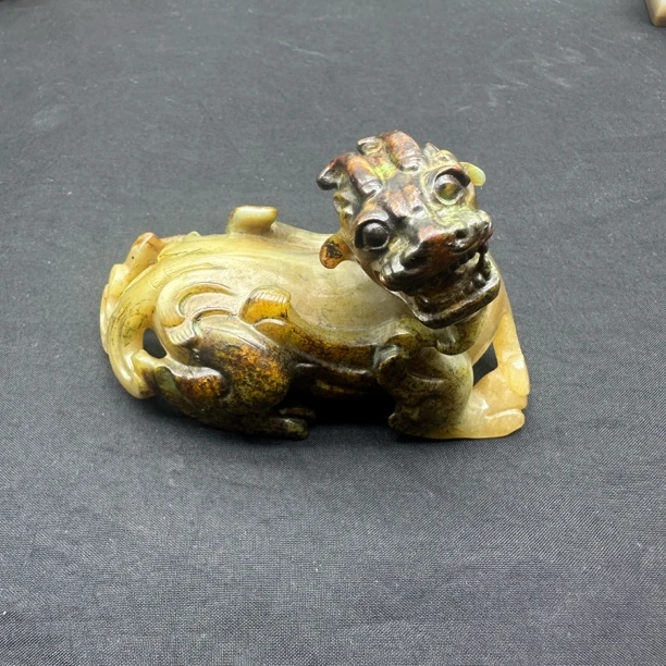 玉兽玉辟邪摆件适合收藏把玩