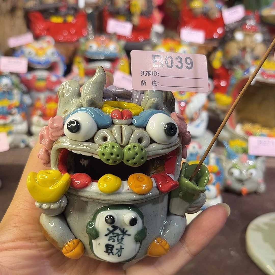 泥塑纯手工茶宠摆件