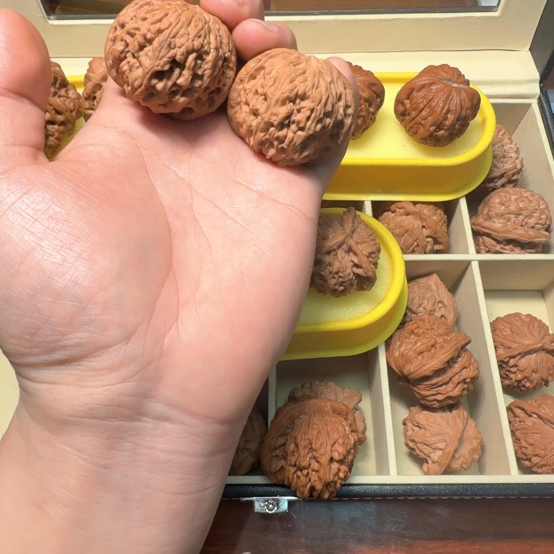 文玩核桃把件磨盘全品无修