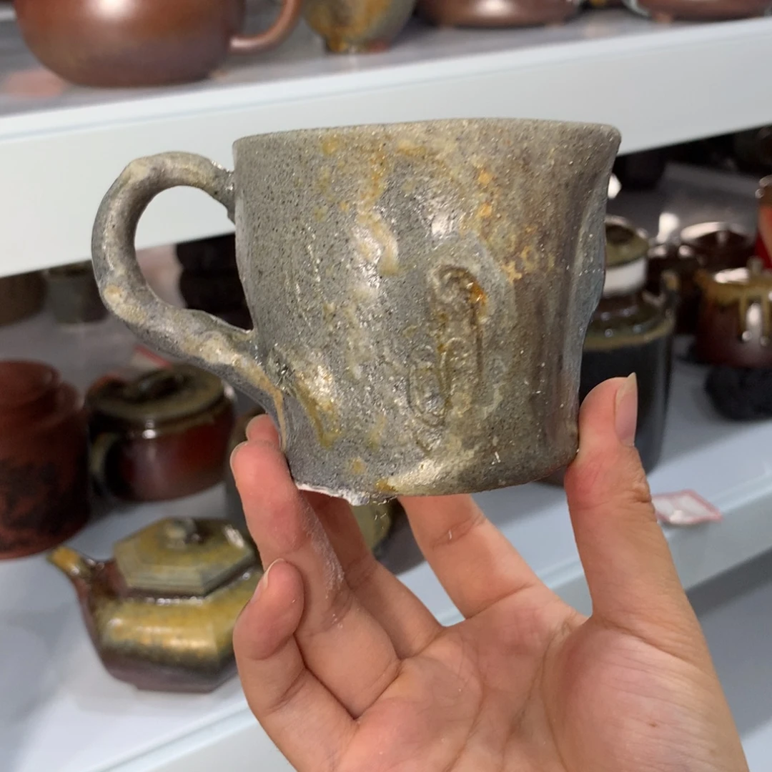 佛***来茶壶紫砂纯自然柴烧